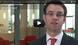 Mr. Urbon comments on Annual Report 2011