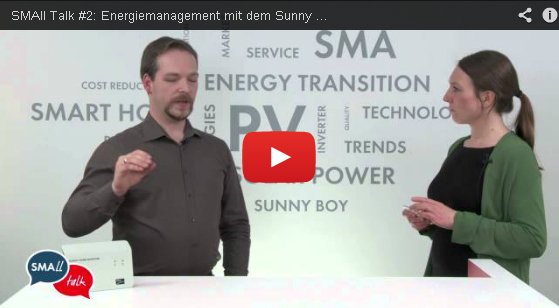 SMAll Talk #2: Energiemanagement mit dem Sunny Home Manager