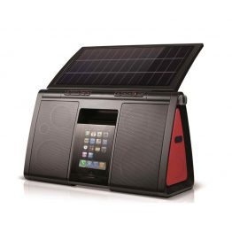 The Soulra Solar Sound System for iPhones and iPods