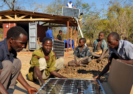 Solare Dorfstromversorgung in Malawi