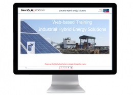 SMA web-based training hybrid energy