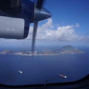 Blick auf St. Eustatius: Die Karibikinsel gehört zu den niederländischen Antillen.
