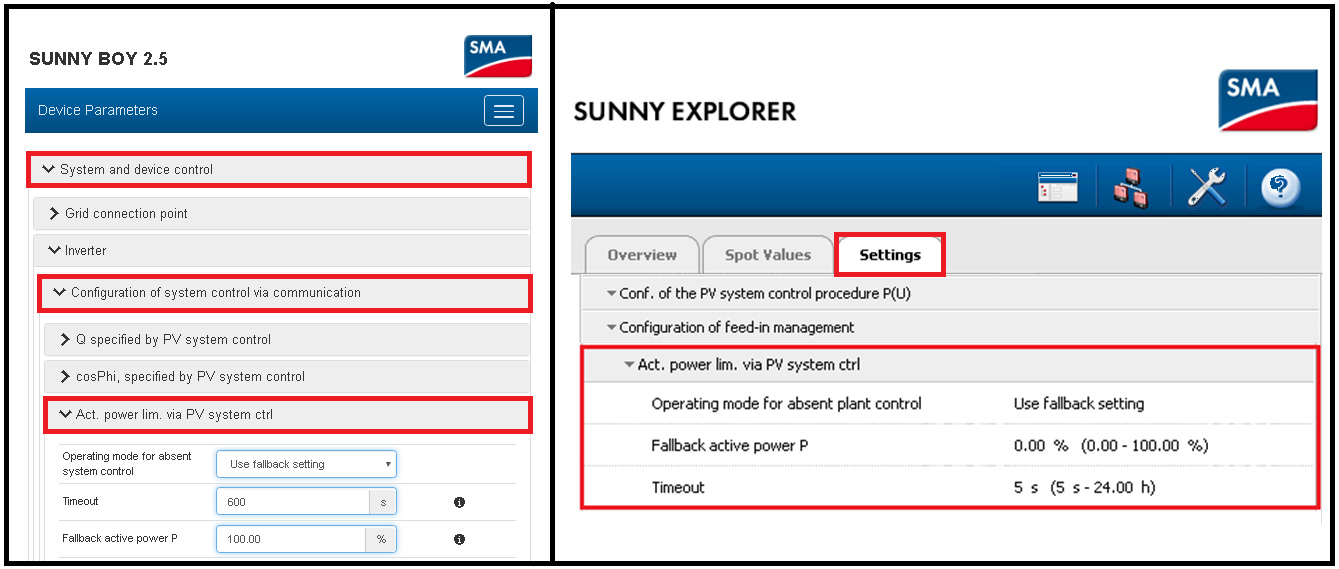 8Service Tip Setting up Sunny Boy Storage to control export of SMA PV inverters