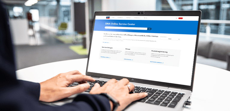 Neue Funktionen, verbesserte Nutzungen: Jetzt auf das SMA Online Service Center umsteigen
