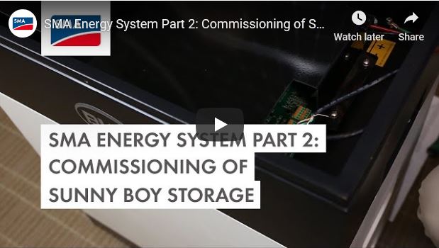 Sunny Boy Storage - Commissioning