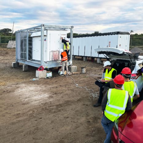 Solar and battery-based energy system for the Caribbean Island St. Eustatius